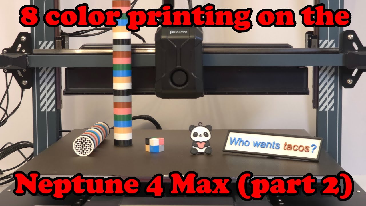 8 color printing on the Neptune 4 Max: Part 2