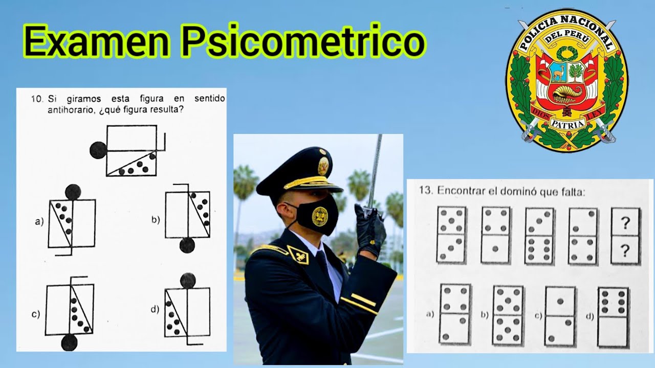 Examen Admisión Resuelto ✅ Psicometrico Policia Escuela de Oficiales