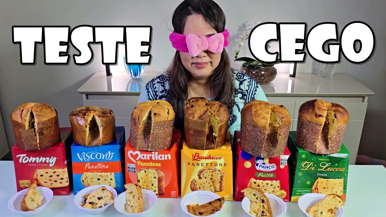 TESTE CEGO De Panettones Bauducco, Panco, Tommy, Marilan, Di Lucca e Visconti 2025