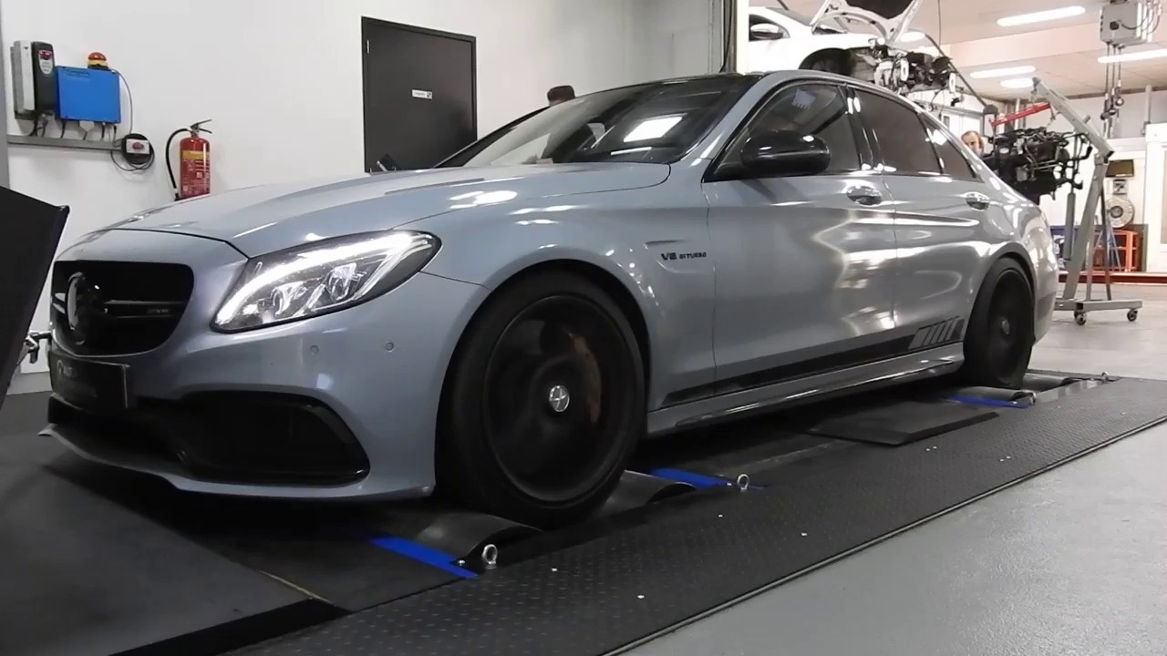 Stage2 tuning Mercedes C63s w205 on dyno @ auto-chippen.nl / DTMobility Tilburg