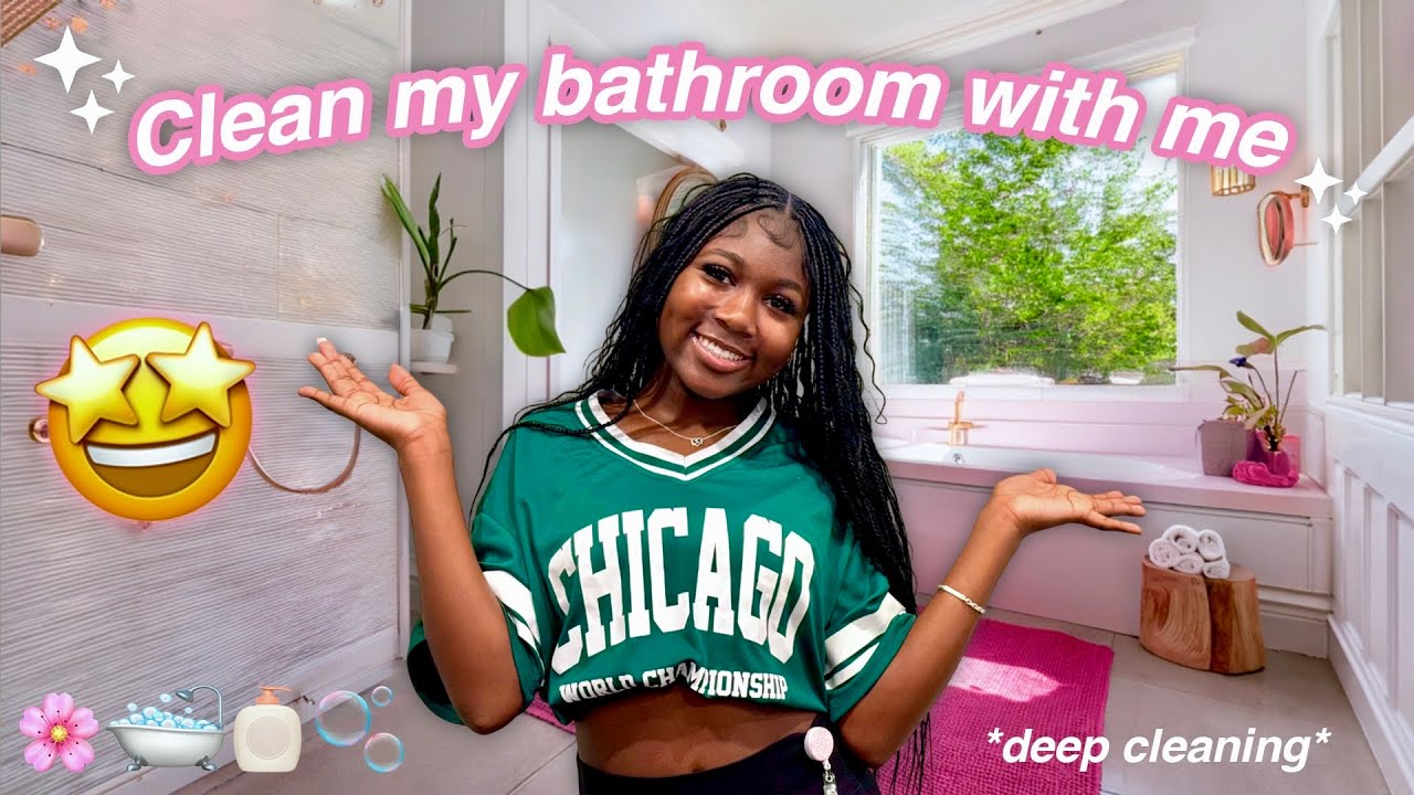 CLEAN MY BATHROOM WITH ME