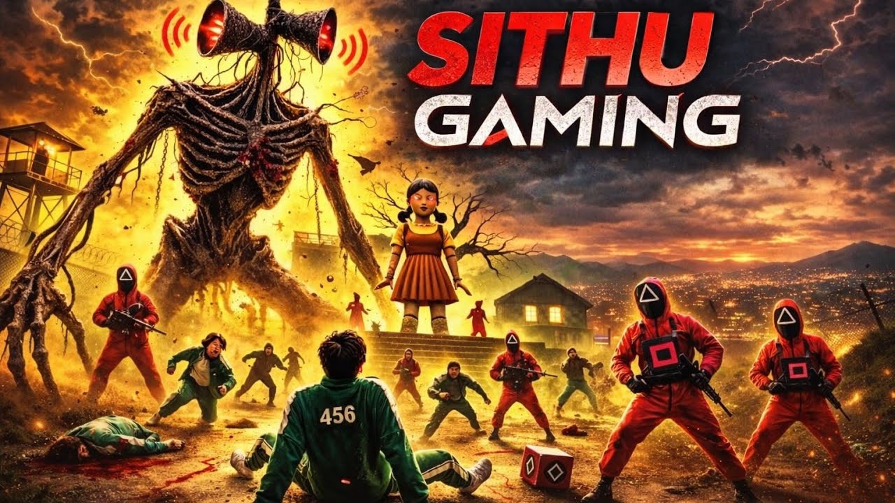 Squid Game live stream gameplay.
No Second Chance 😈 | Siren head in  Game | Squid Game LIVE 🔴
One