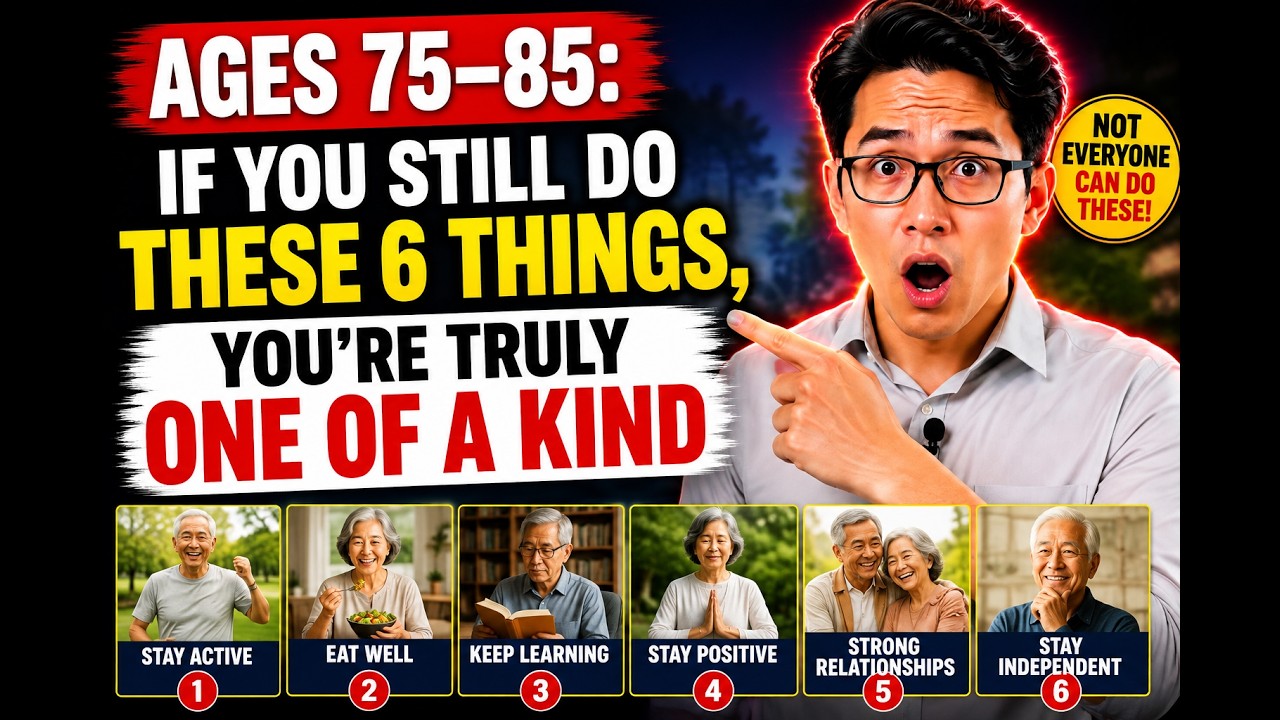 Ages 75&ndash;85: If You Still Do These 6 Things, You're Truly One of a Kind | Healthy Aging Tips