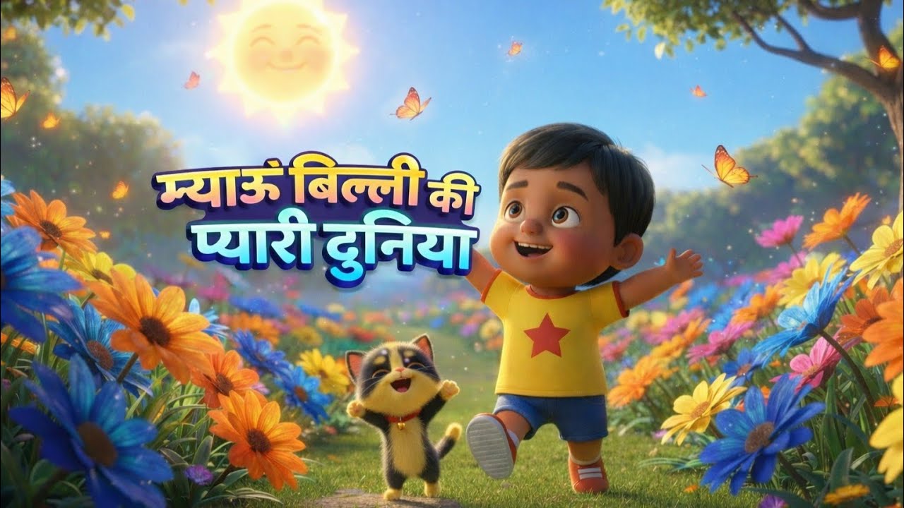 म्याऊं बिल्ली की प्यारी दुनिया | Bal Kavita | kids song