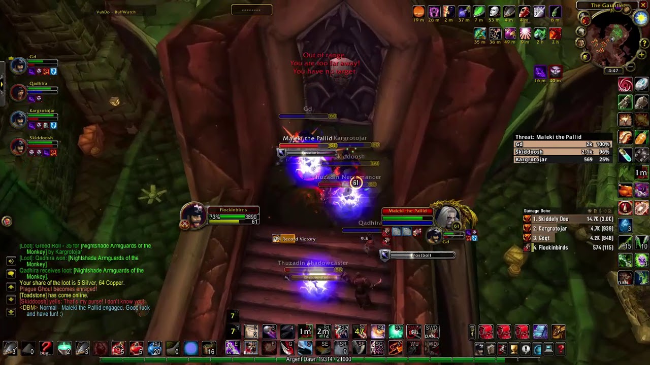 Classic WoW Strat Undead Melee Cleave Speed Run