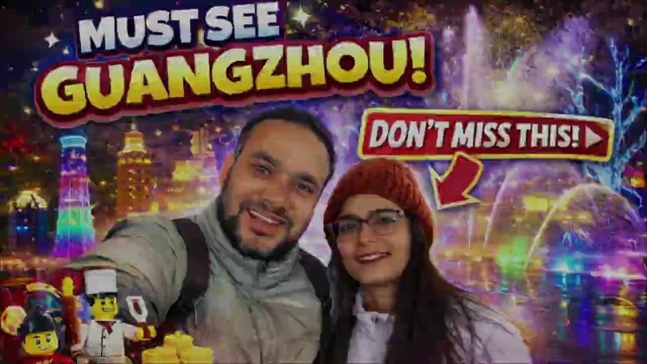 Must See Guangzhou! Water Show & LEGO World 😍 China Travel Vlog 