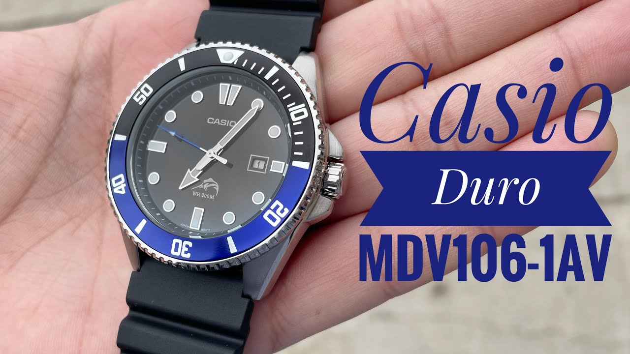 Casio Duro Batman - MDV106-1AV - Полный обзор