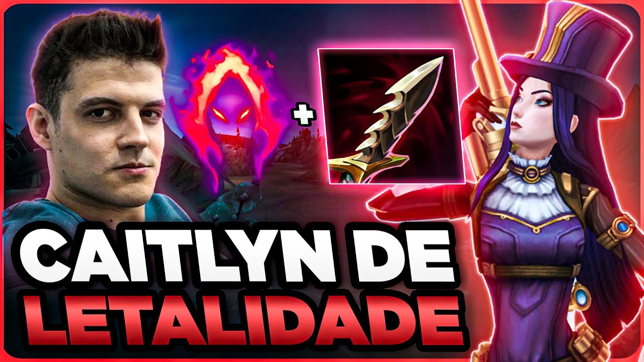 CARREGUEI O KAMI COM A NOVA BUILD DA CAITLYN? | MONO CAITLYN GAMEPLAY