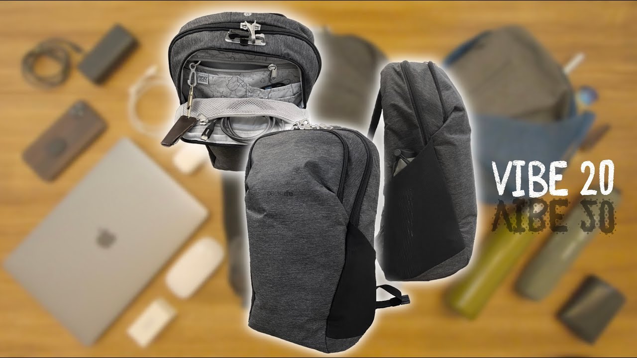 PACSAFE VIBE 20 / Minimalist Security Backpack - Backpacking:vol.76