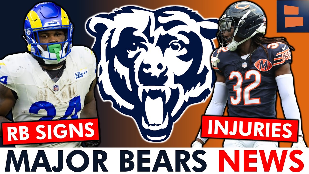 MAJOR Bears Injury Updates On Kyler Gordon, Terell Smith & Others + Chicago Signs A Running Back