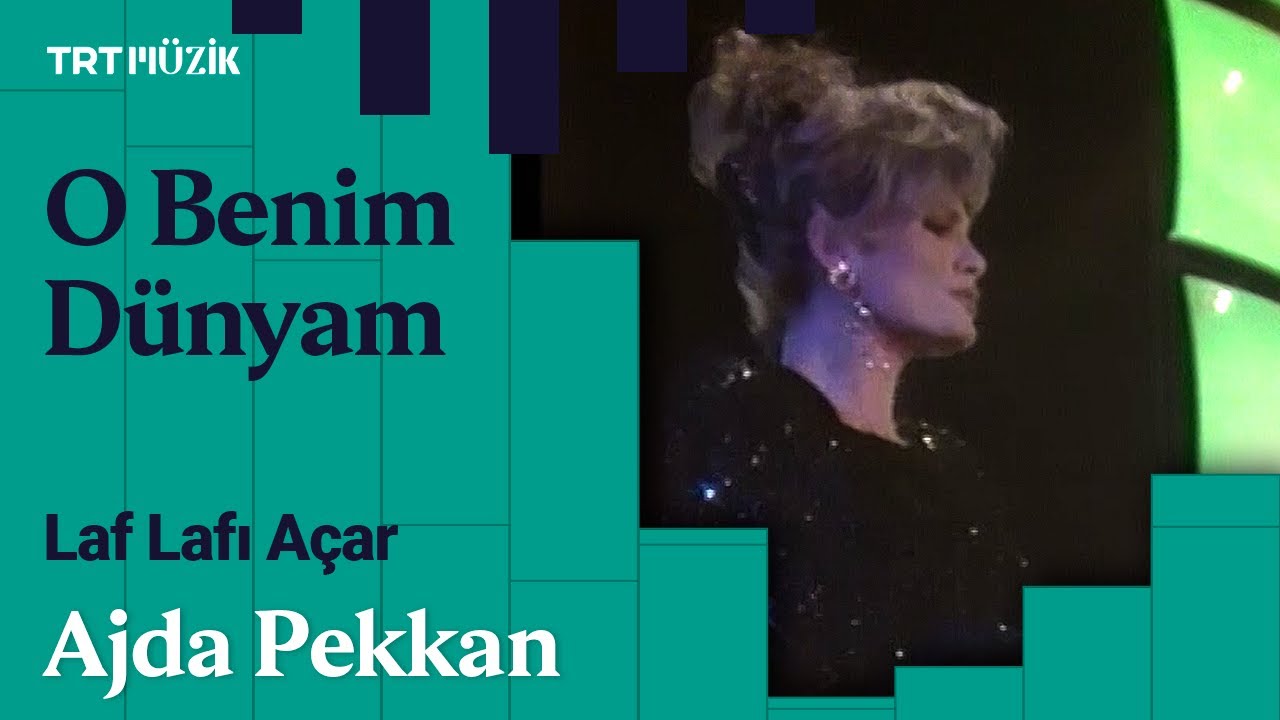 🎵 Ajda Pekkan Sahnede | O Benim Dünyam (1988) #LafLafıAçar