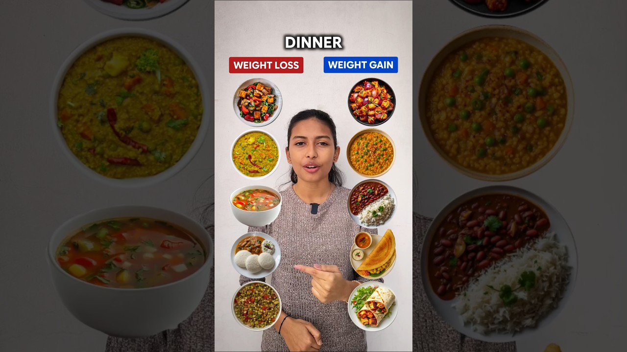 Dinner Options for Fat Loss and Weight Gain ✅💪🏻