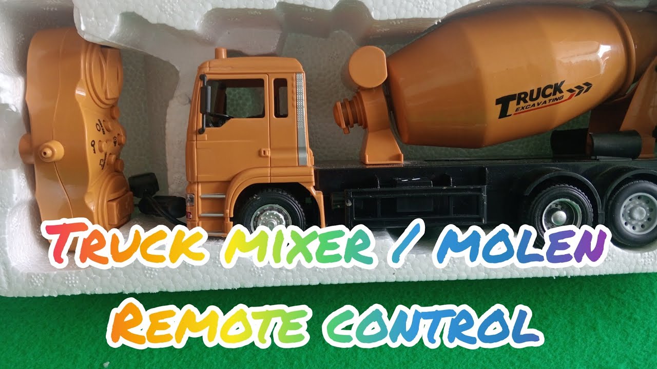 TRUCK MIXER MOLEN RC REVIEW PRODUCT MAINAN TRUCK MOLEN 