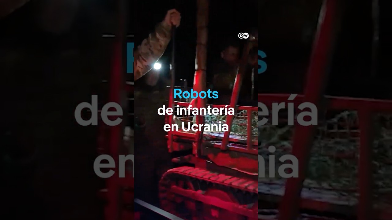 Robots y drones transforman la guerra en Ucrania #shorts