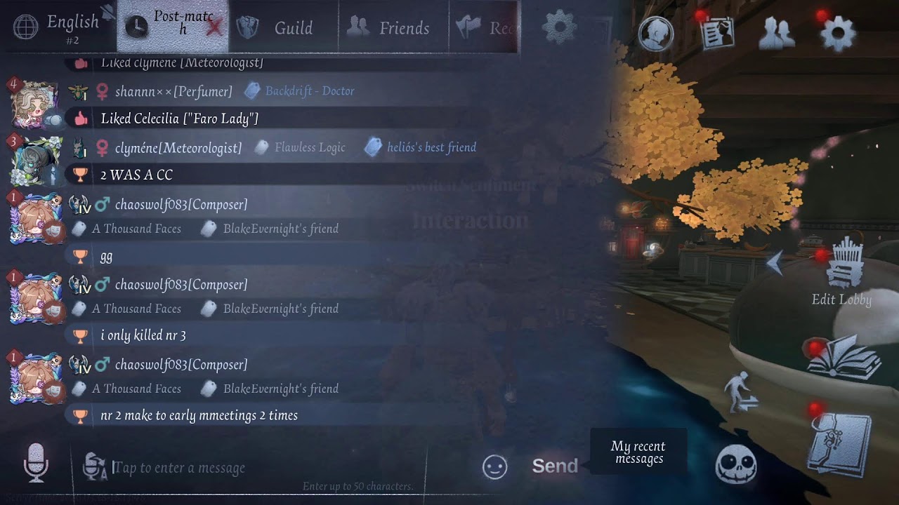 Identity V livestream