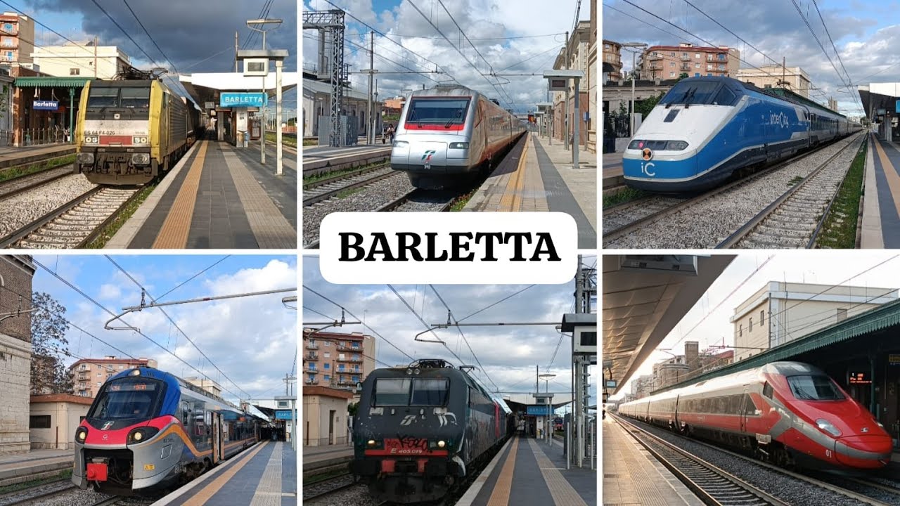 TANTISSIMI TRENI A BARLETTA! / AV, COLPACCI E TANTO ALTRO!