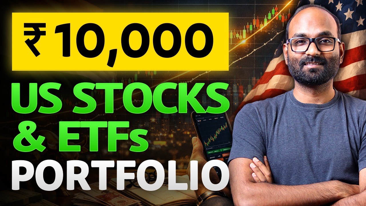 ₹10,000 Monthly US Investing Portfolio Strategy for Indian Investor - SIP in US Stocks