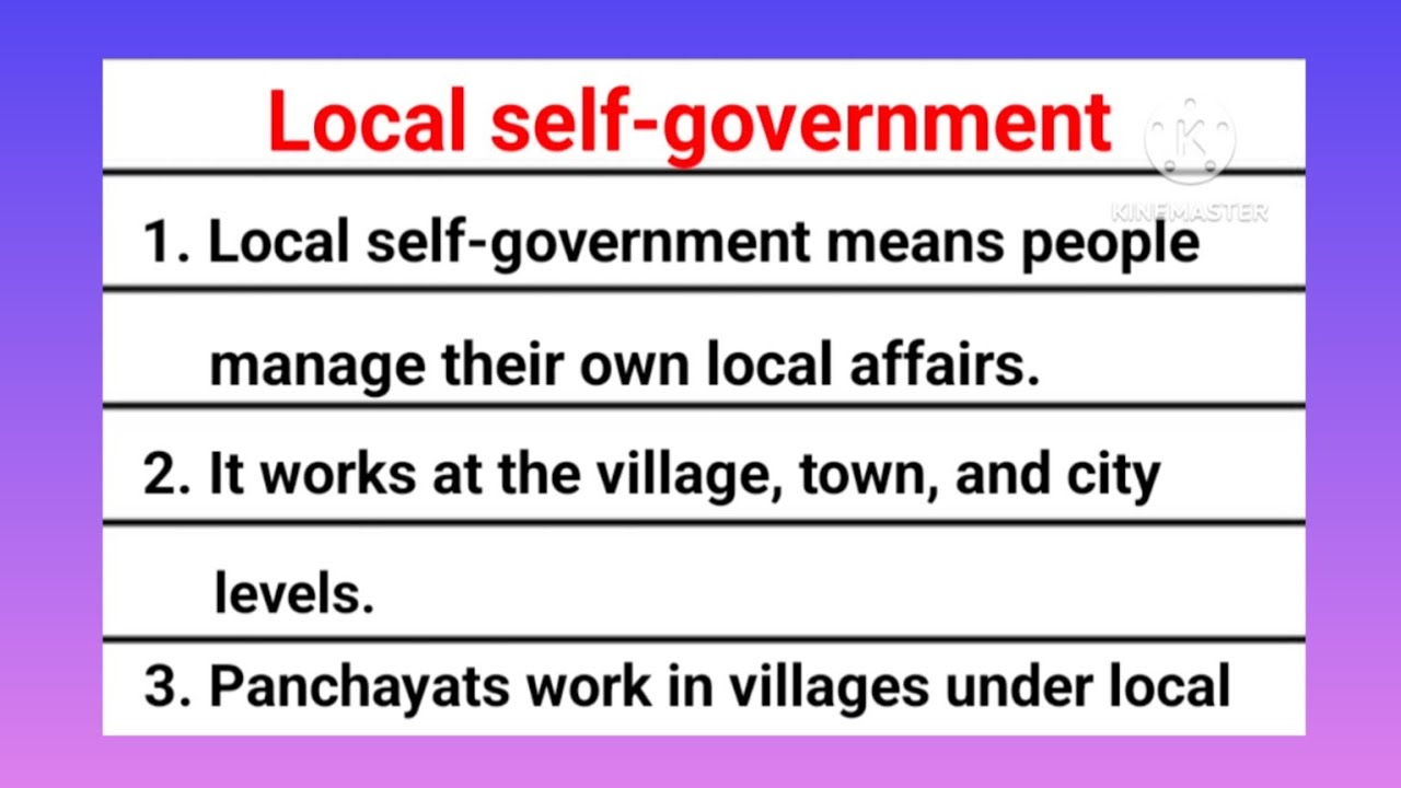 Local self-government essay in 10 lines | Local Self governance essay writing in english 