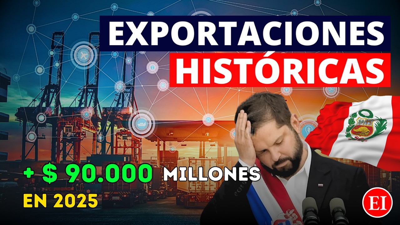 ¡CONFIRMADO! Exportaciones peruanas superan los US$ 90 mil millones en 2025