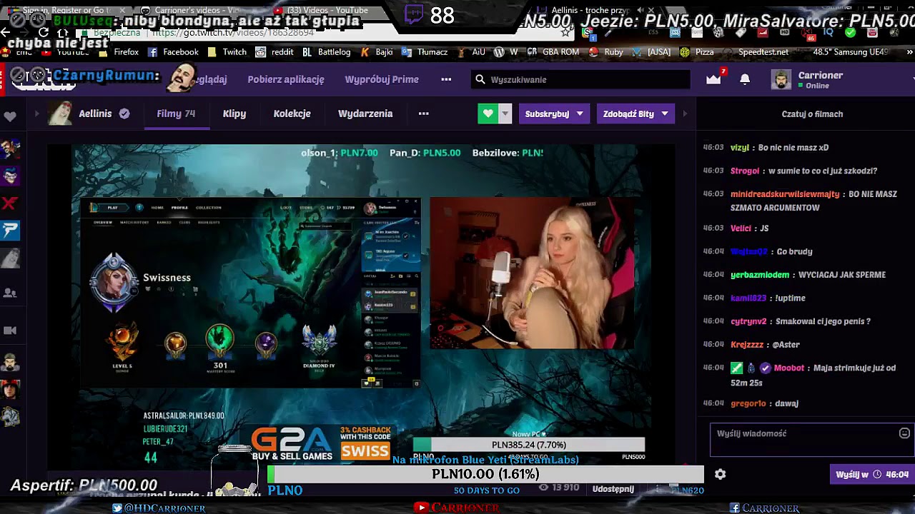 Carrioner Podrywa Zapis Streamu Aellinis