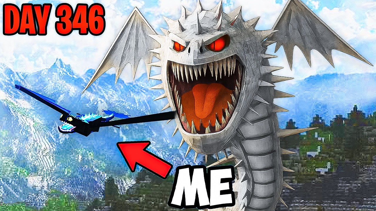 1 YEAR In How to Train Your Dragon Minecraft Mod [FULL MOVIE]