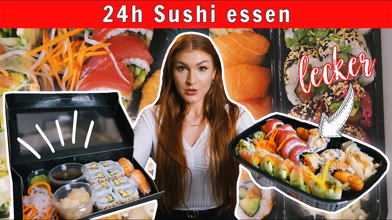 1 Tag Sushi essen 😍😋 Mein LIEBLINGSESSEN!