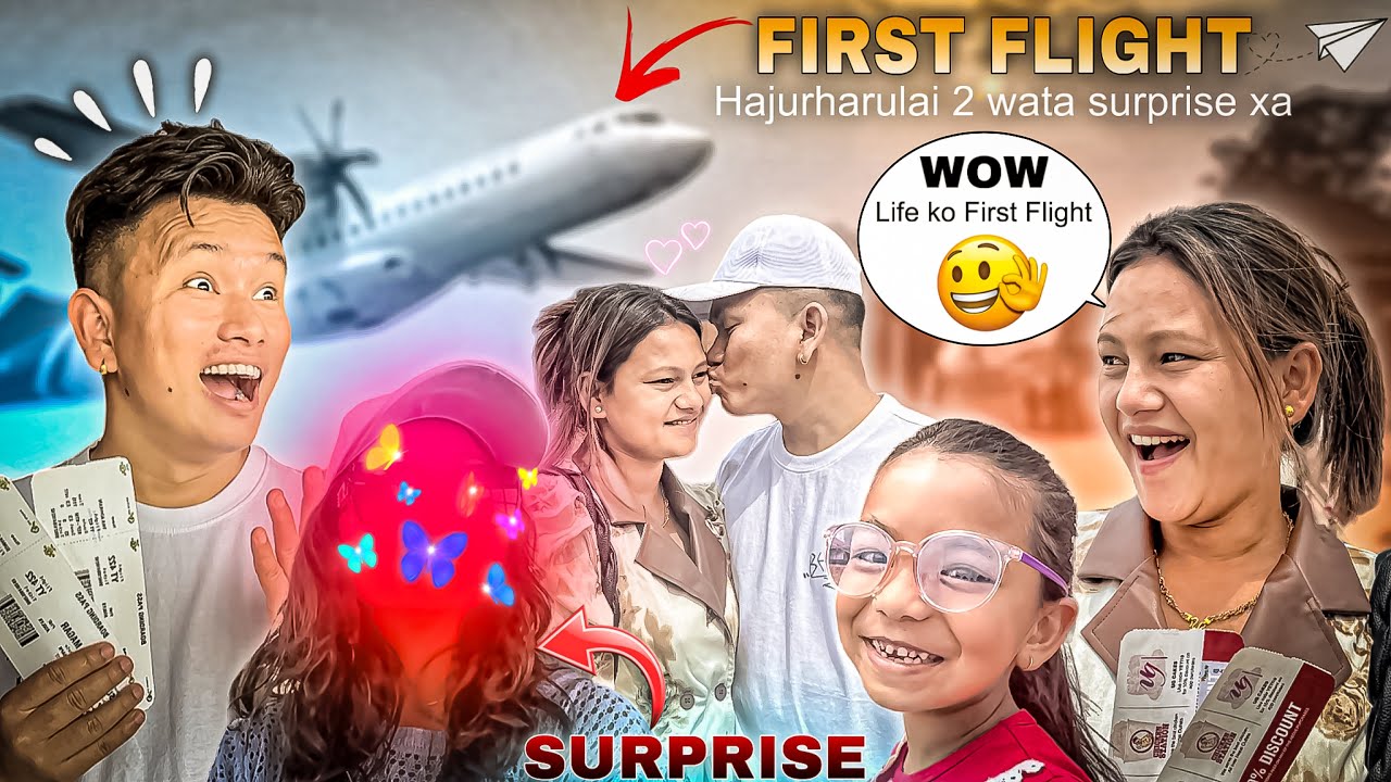 LIFEKO FIRST FLIGHT ✈️ YESTO VAYO || एक्कासी यसरी परिवारलाई छोडेर जानुपर्यो 😌 || Ramailo Vayo