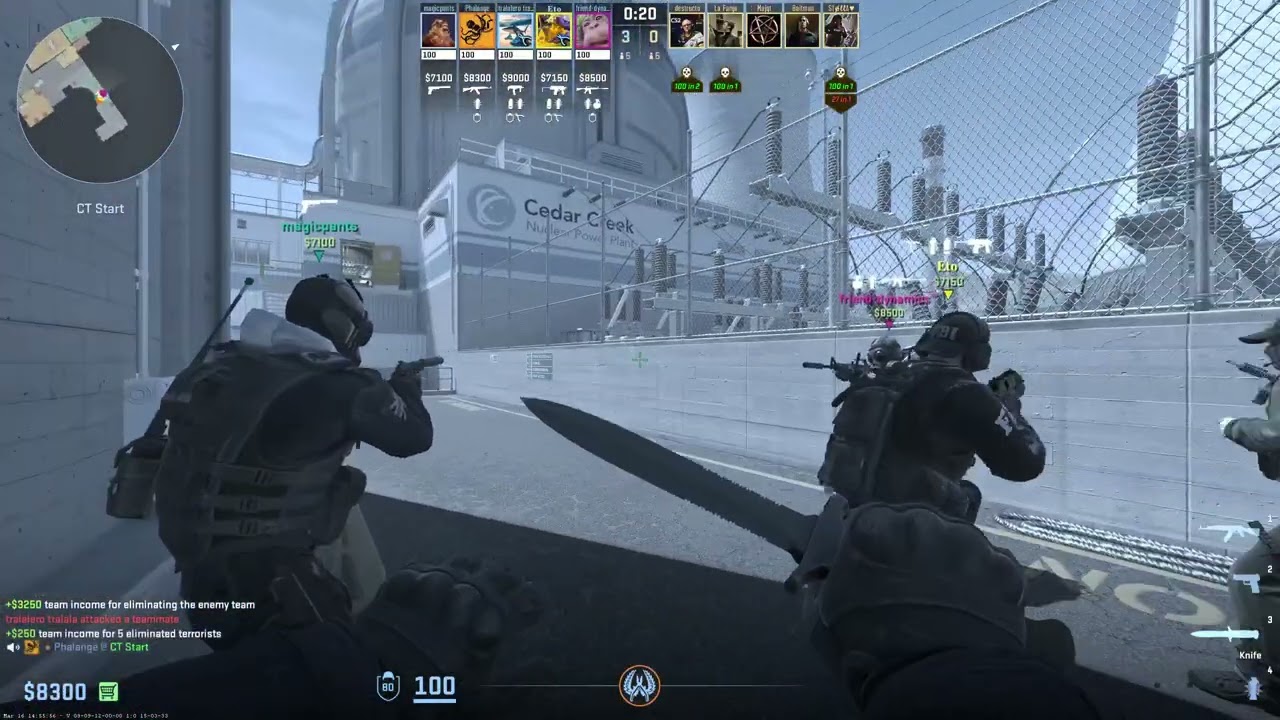 Counter Strike 2  S4 Nuke with magicpants and Irish Companie - we lost but GG