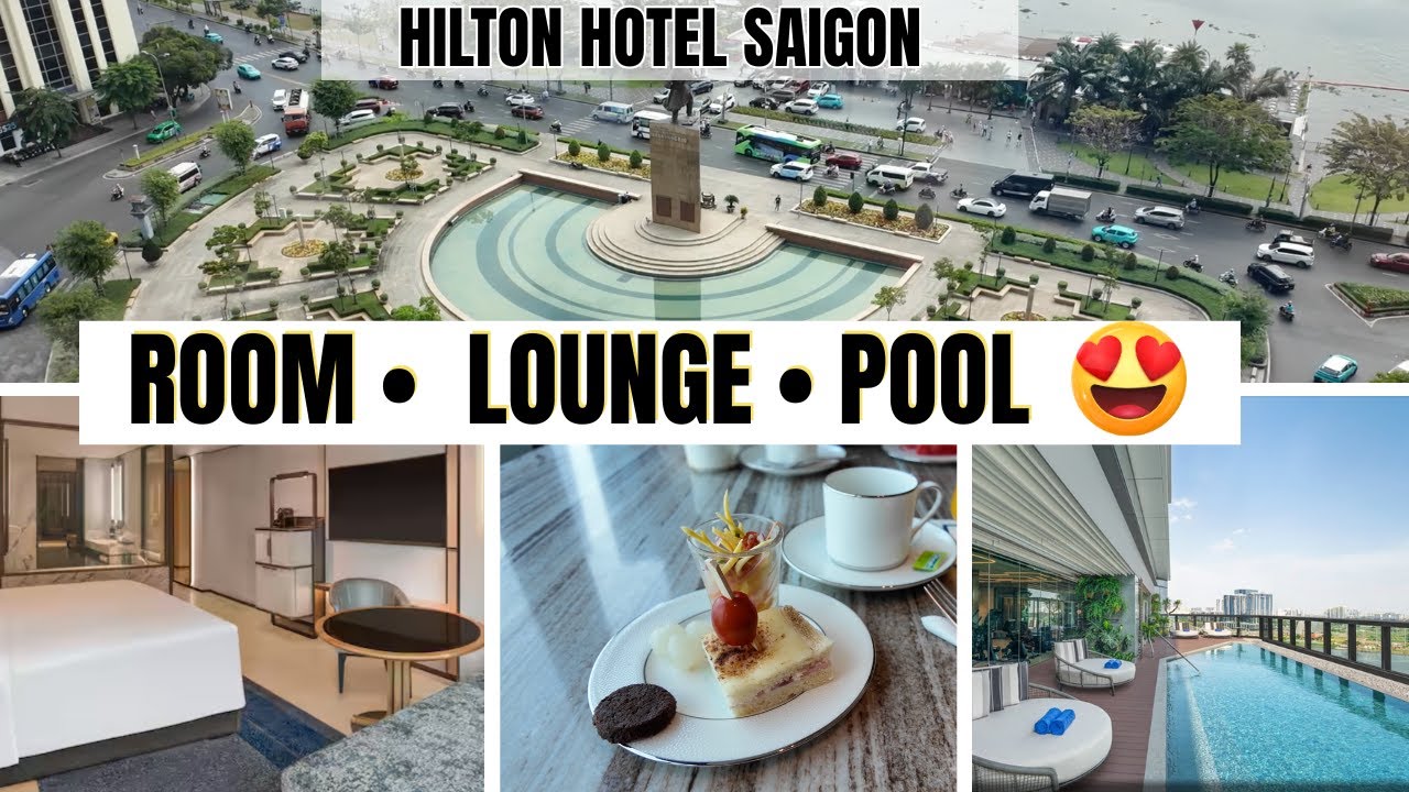 Inside Hilton Saigon’s Most Luxurious Room 😍 + Lounge Tour!