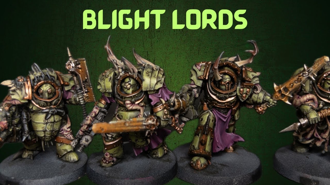 Death Guard: Batch Painting Blightlord Terminators