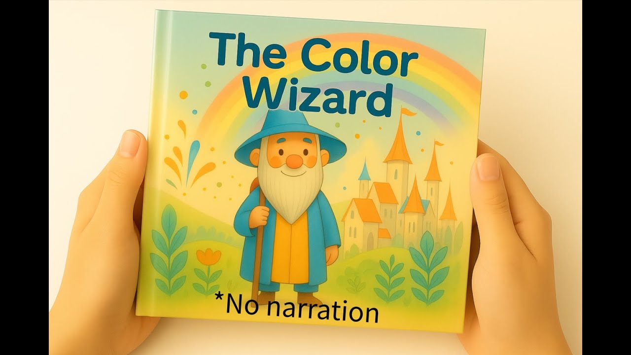 The Color Wizard |Nonarration |Silent Picture Book for Kids&ndash; Learn Color Mixing with Huey (Ages 3&ndash;6)
