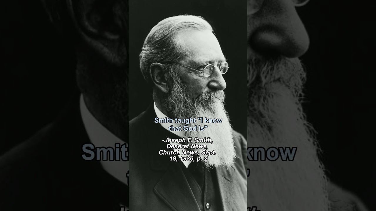 Mormon Prophet Joseph F. Smith, God Is a Being of Passions, Was Born Of A Woman Like We Are