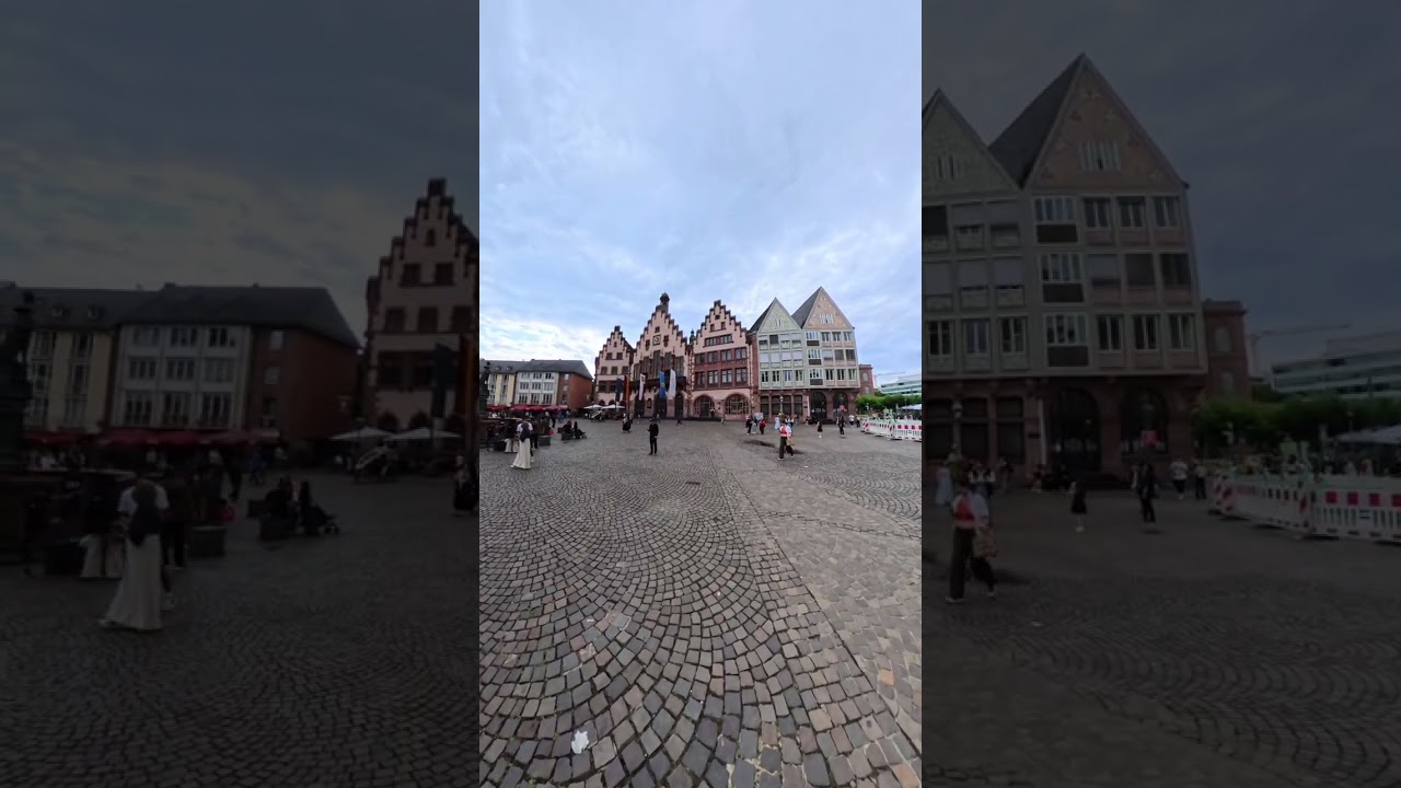 Beautiful City Walk Frankfurt Dom‑Roemer‑Viertel Neue Frankfurter Altstadt (35)