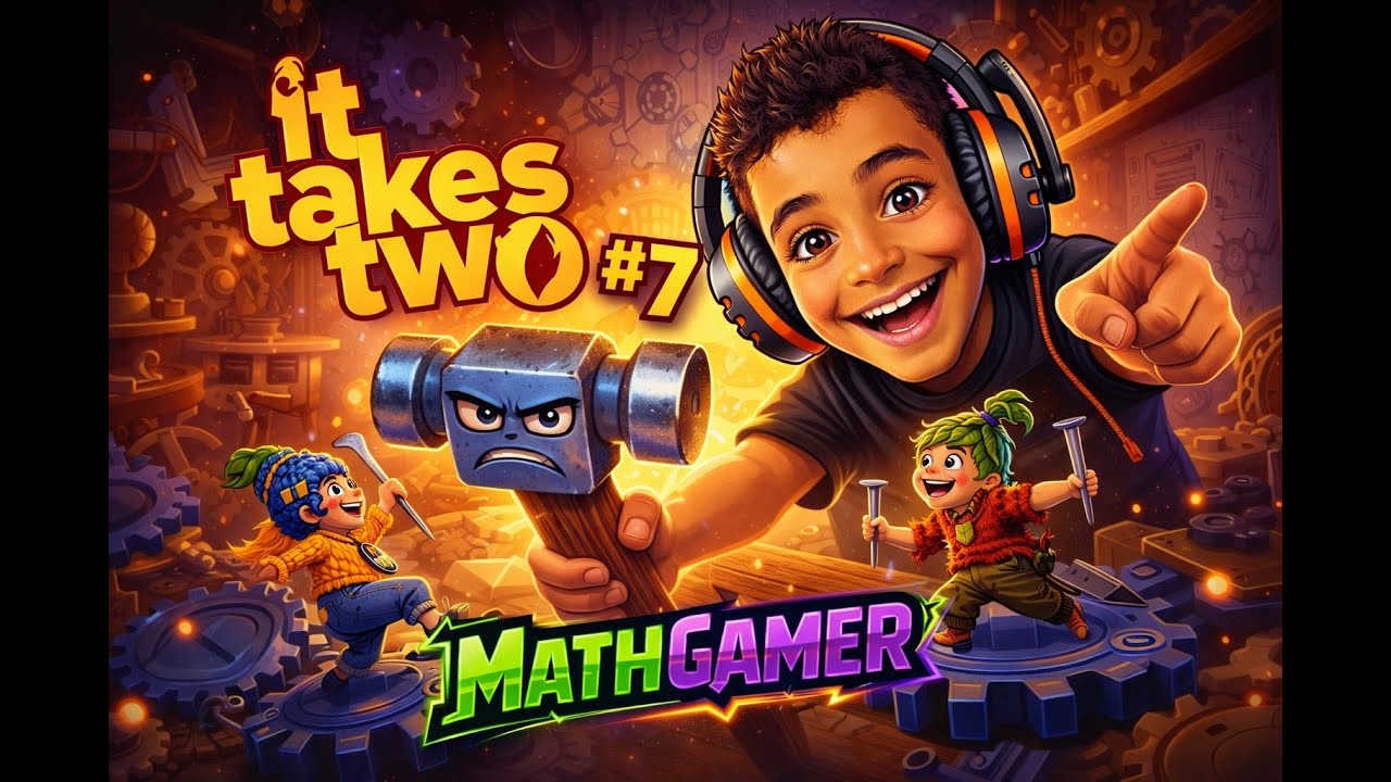 IT TAKES TWO #07 | Continuando a Aventura Cooperativa no PS5 com meu Primo 🎮💙 | MathGamer