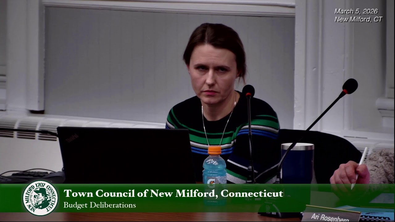 Town Council Budget Deliberations / March 5, 2026 / New Milford, CT