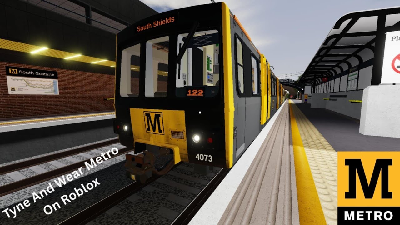 DRIVING A CLASS 994 METRO ON THE YELLOW LINE ON TYNE AND WEAR METRO ROBLOX!!