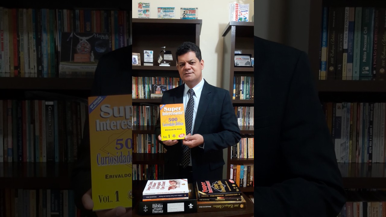 Livro 500 Curiosidades B&iacute;blicas do Pr.Erivaldo de Jesus