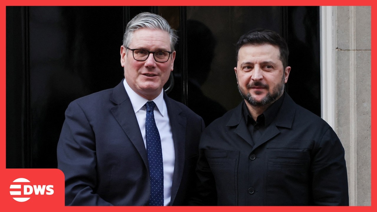 Срочные новости: Премьер-министр Великобритании Стармер принимает Зеленского, демонстрируя решите...