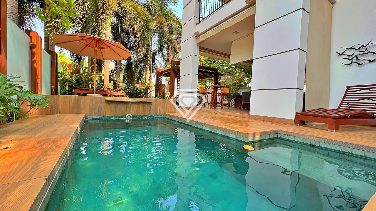 Sobrado 4 Suítes, 649 m² c/ lazer no Condomínio Aldeia do Sol