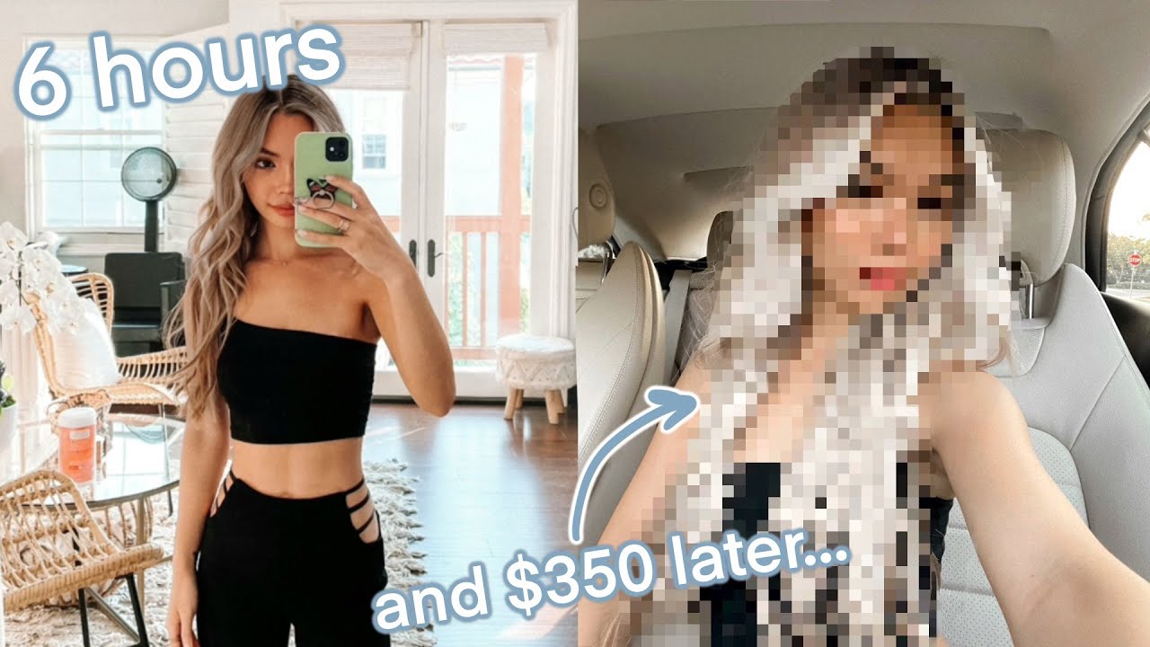 NEW HAIR REVEAL! I'm going PLATINUM Blonde!! hair transformation part 3