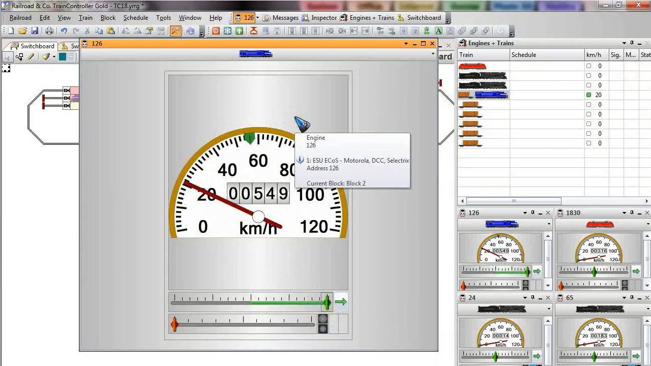 Traincontroller 17: Acceleration, Deceleration, Weight, Engine Power