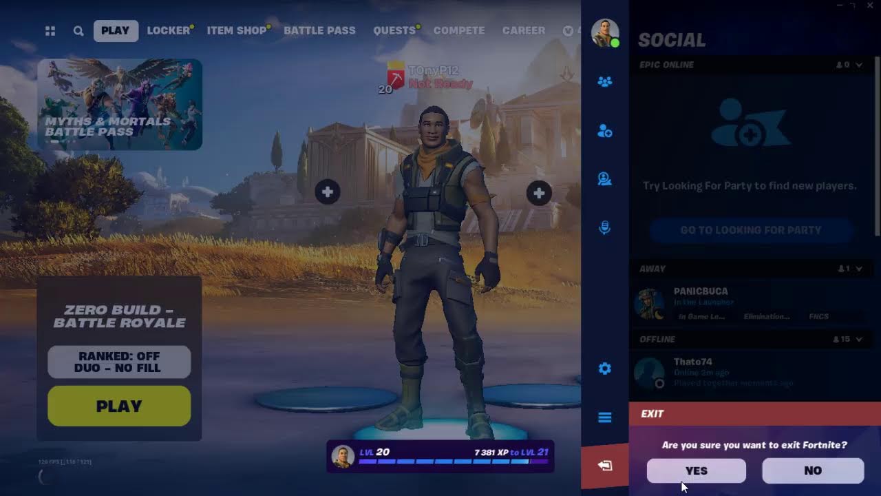 Fortnite Zero Build 2v2