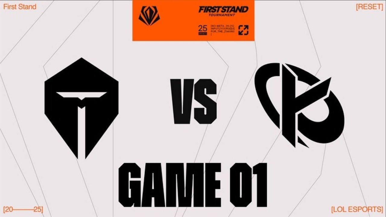 TES vs. KC - GAME 1 | Round Robin Day 2 | 2025 First Stand | Top Esports vs. Karmine Corp
