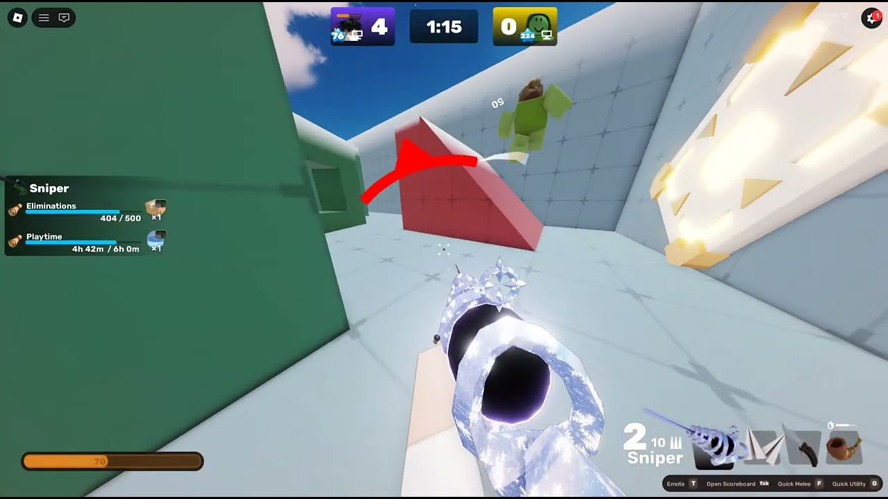 Roblox  rivals am batut un om de level 200