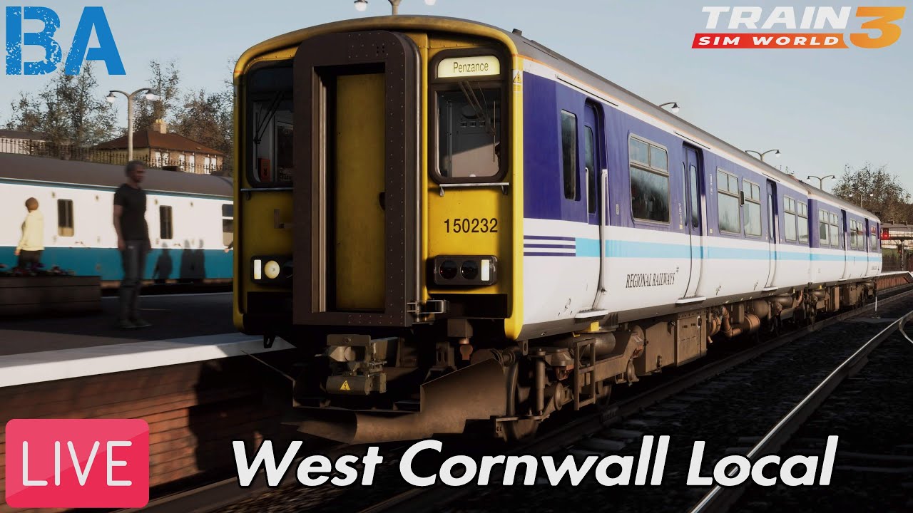 NEW UPDATE - West Cornwall Local LIVE - Train Sim World 3 (11/01/23)