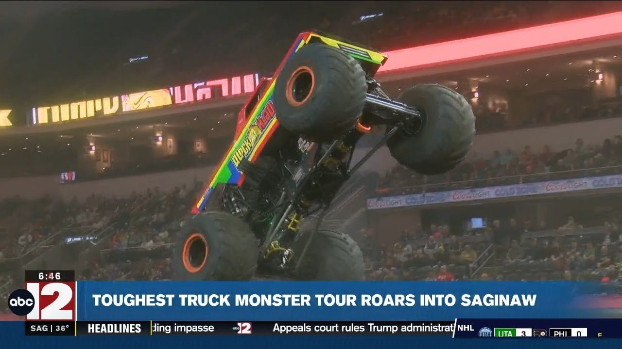 Toughest Monster Truck Tour roars into Saginaw