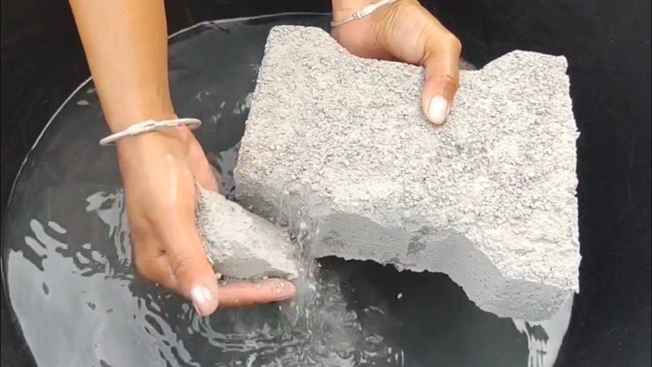 |ASMR| Most dustiest soft sand cement dry+water 💦crumbling edits |sleepaid| |satisfying video|