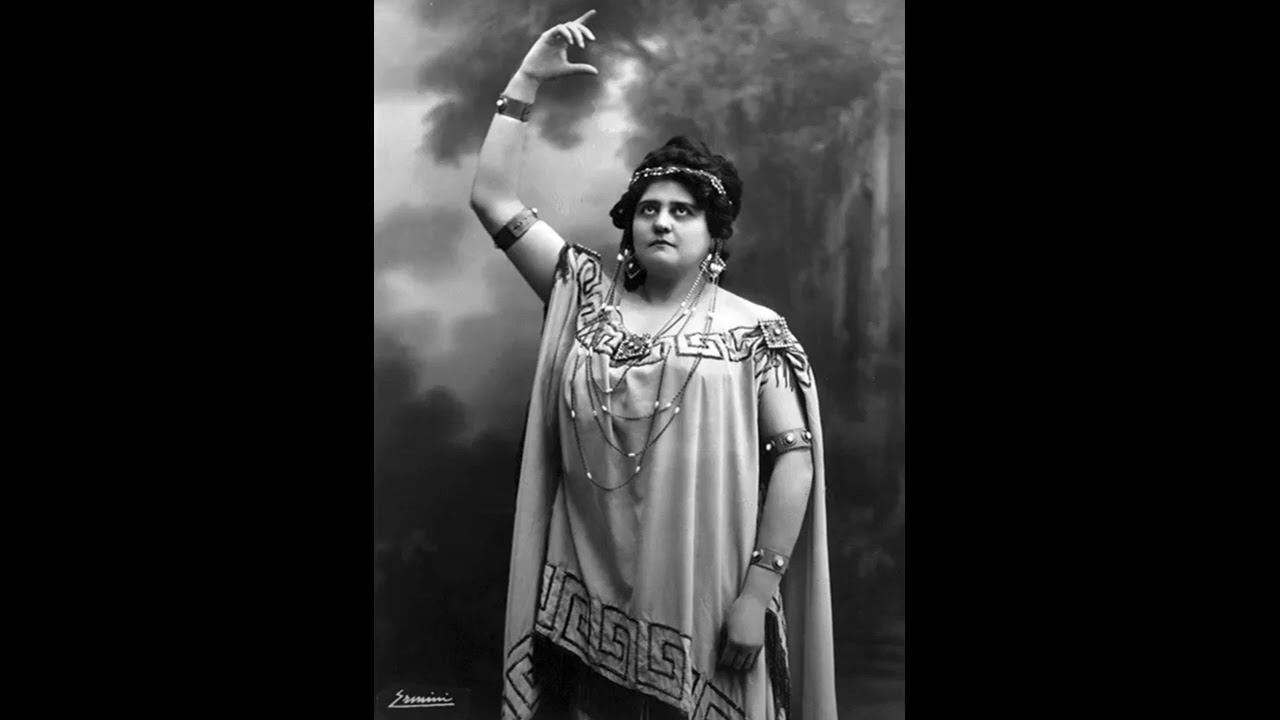 Celestina Boninsegna (soprano) - Vissi d'arte ('Tosca' - Puccini) (1910)
