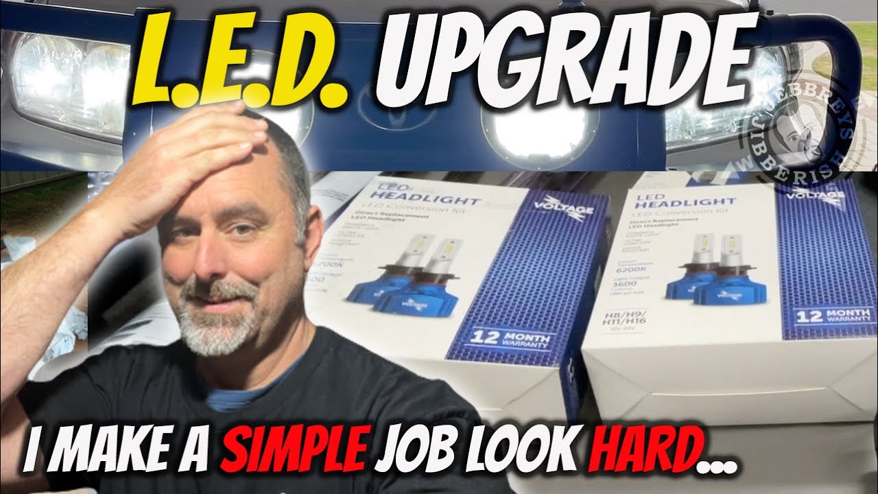 I AM SO DUMB. I unexpectedly do a LED HEADLIGHT upgrade on the Toyota 200 Series Land Cruiser