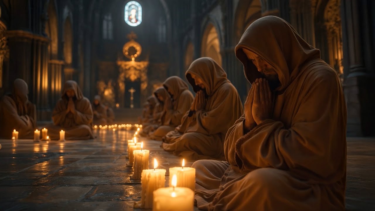 Veni Sancte Spiritus ✝️ Acts 2:4 | Gregorian Chant in Candlelit Sanctuary